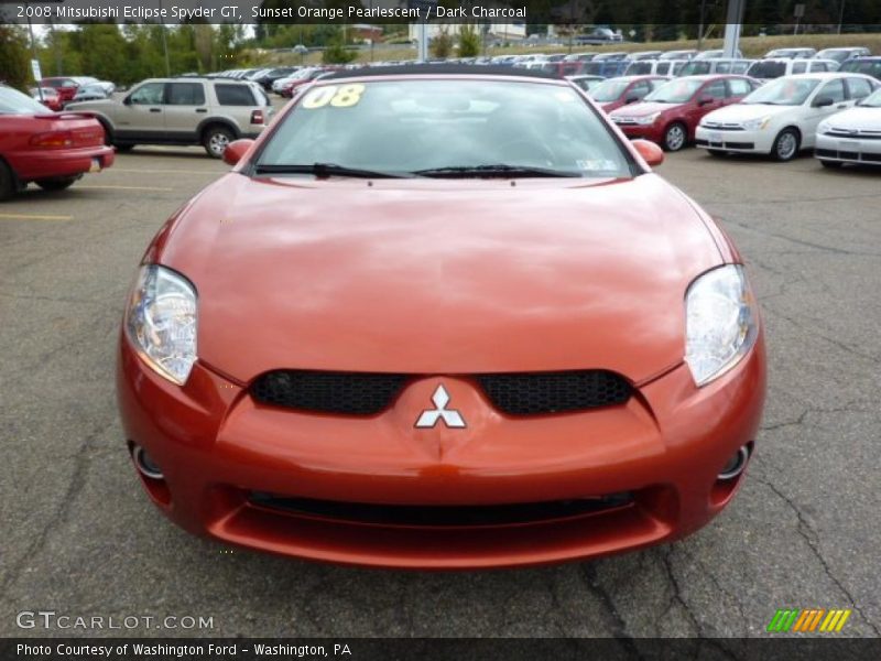 Sunset Orange Pearlescent / Dark Charcoal 2008 Mitsubishi Eclipse Spyder GT