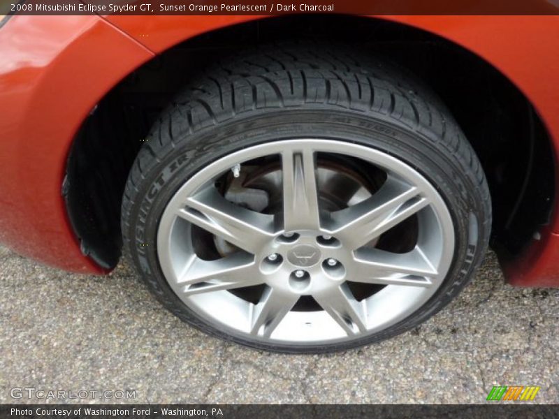 Sunset Orange Pearlescent / Dark Charcoal 2008 Mitsubishi Eclipse Spyder GT