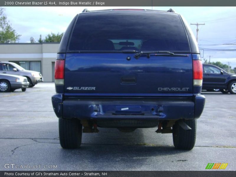 Indigo Blue Metallic / Beige 2000 Chevrolet Blazer LS 4x4