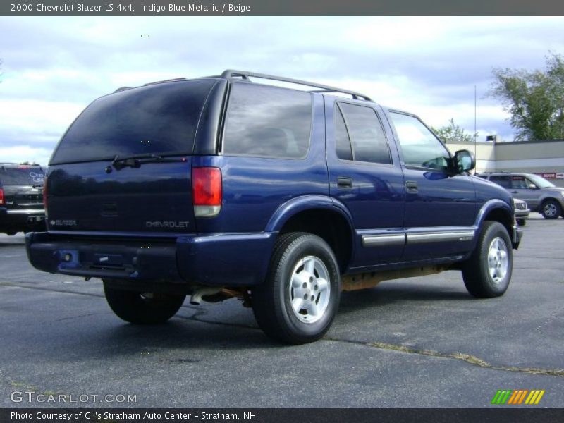 Indigo Blue Metallic / Beige 2000 Chevrolet Blazer LS 4x4