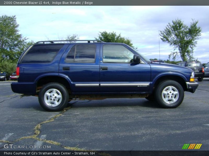 Indigo Blue Metallic / Beige 2000 Chevrolet Blazer LS 4x4