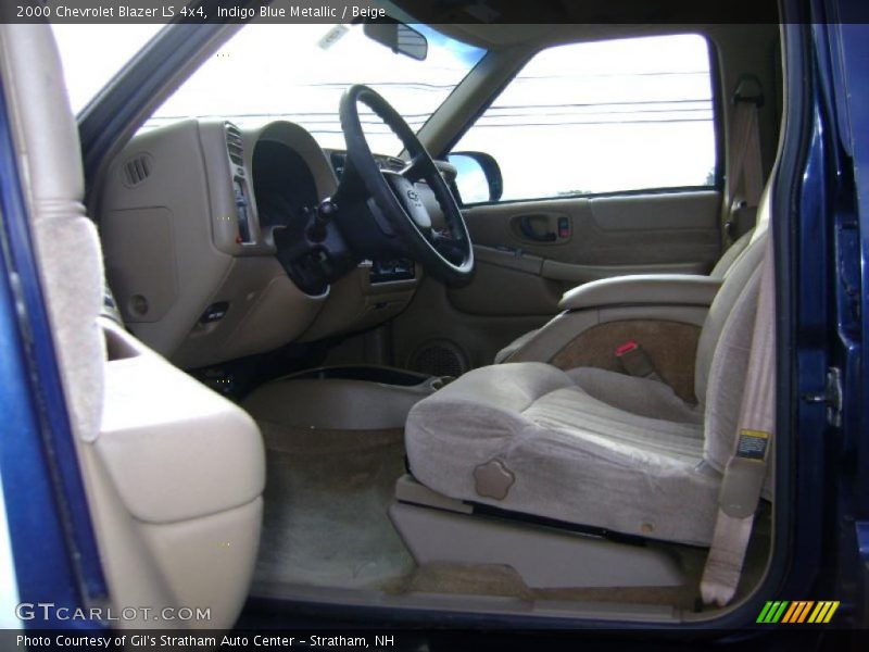 Indigo Blue Metallic / Beige 2000 Chevrolet Blazer LS 4x4