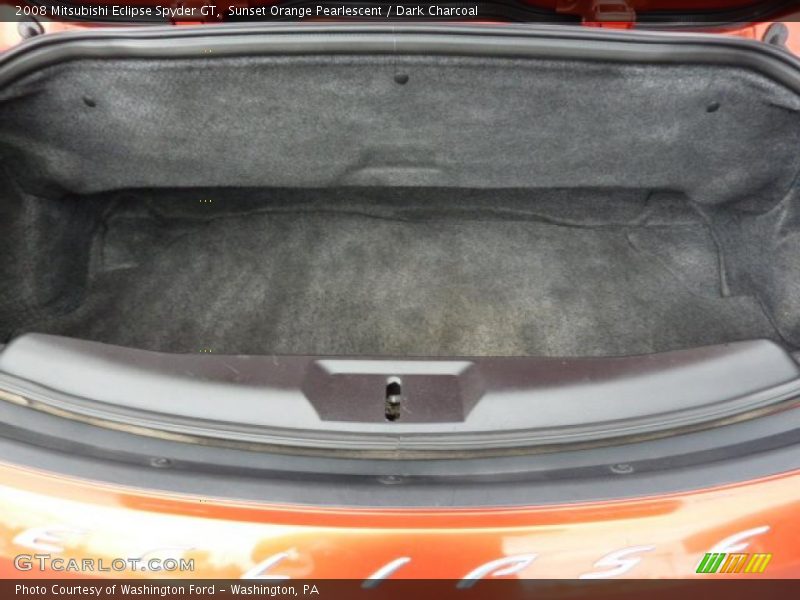 Sunset Orange Pearlescent / Dark Charcoal 2008 Mitsubishi Eclipse Spyder GT