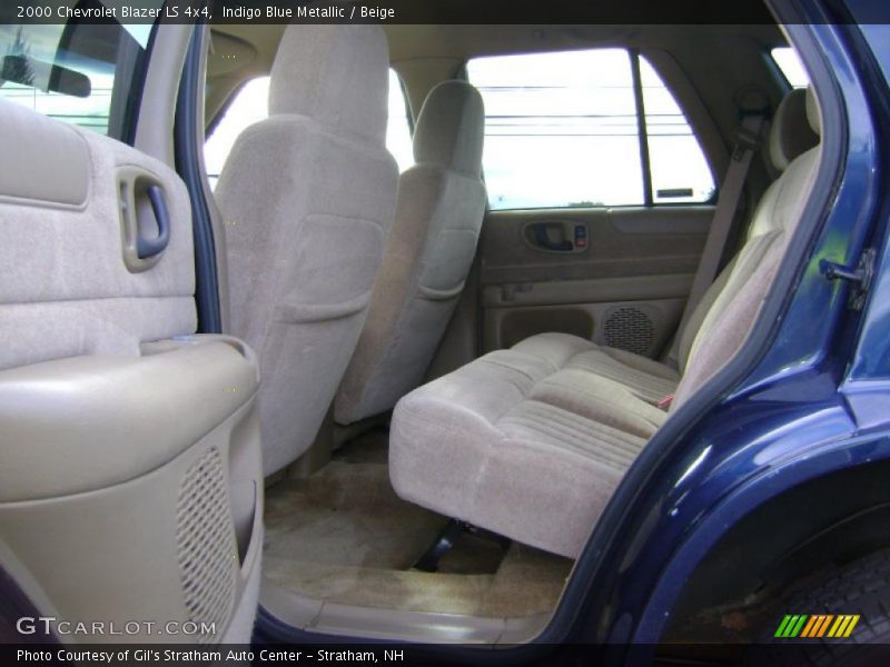 Indigo Blue Metallic / Beige 2000 Chevrolet Blazer LS 4x4