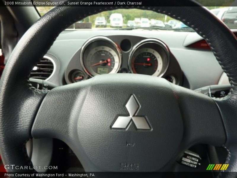 Sunset Orange Pearlescent / Dark Charcoal 2008 Mitsubishi Eclipse Spyder GT