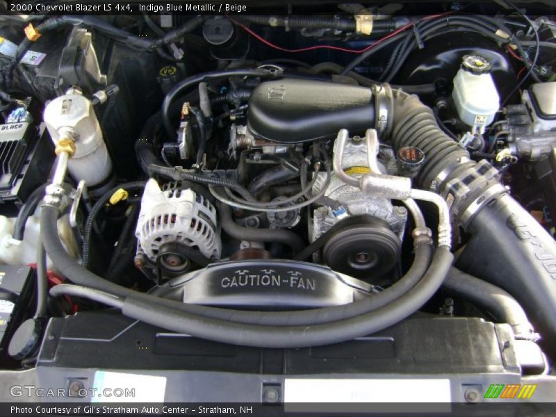 Indigo Blue Metallic / Beige 2000 Chevrolet Blazer LS 4x4