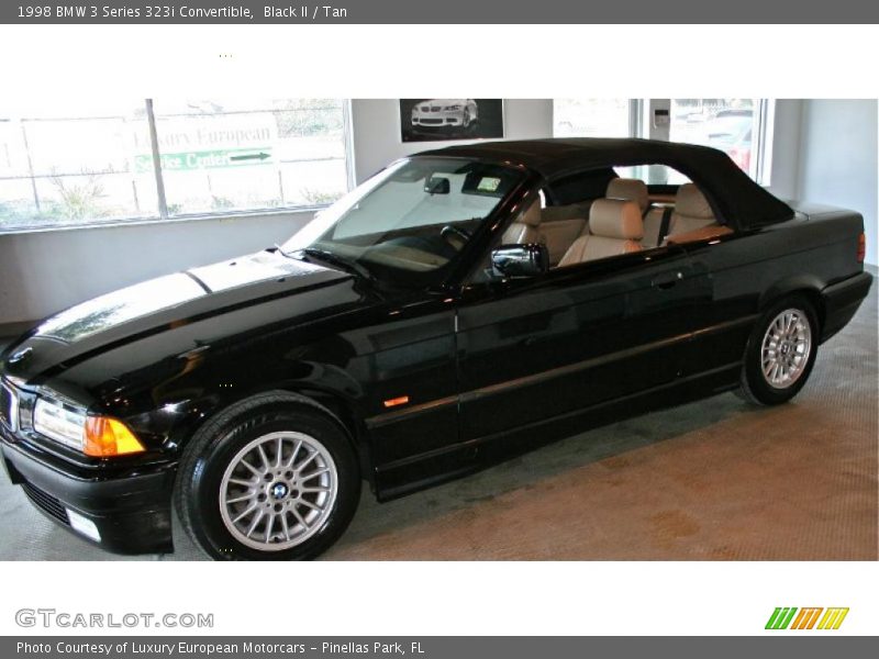 Black II / Tan 1998 BMW 3 Series 323i Convertible