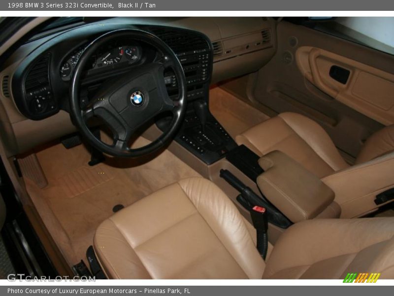 Black II / Tan 1998 BMW 3 Series 323i Convertible