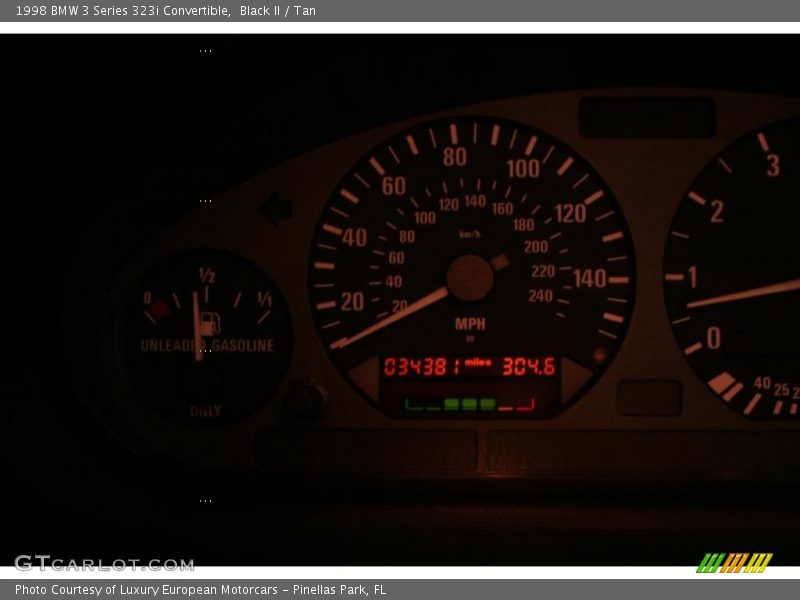 Black II / Tan 1998 BMW 3 Series 323i Convertible