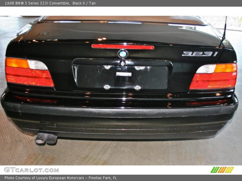 Black II / Tan 1998 BMW 3 Series 323i Convertible
