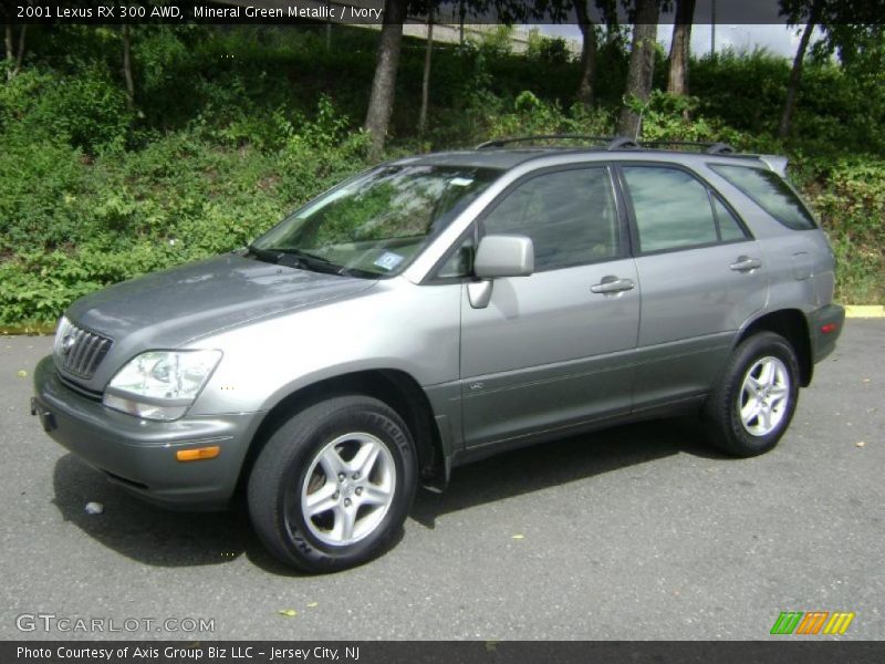 Mineral Green Metallic / Ivory 2001 Lexus RX 300 AWD