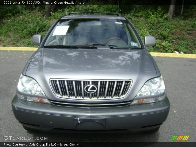 Mineral Green Metallic / Ivory 2001 Lexus RX 300 AWD