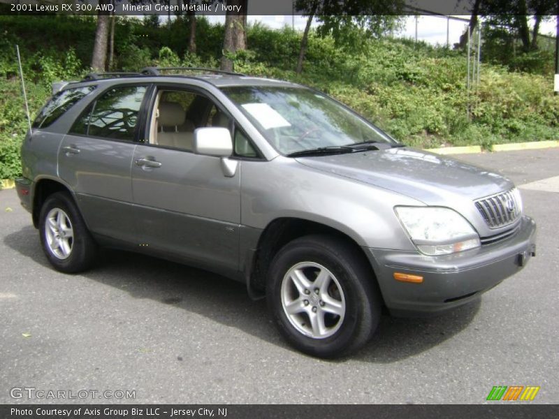 Mineral Green Metallic / Ivory 2001 Lexus RX 300 AWD