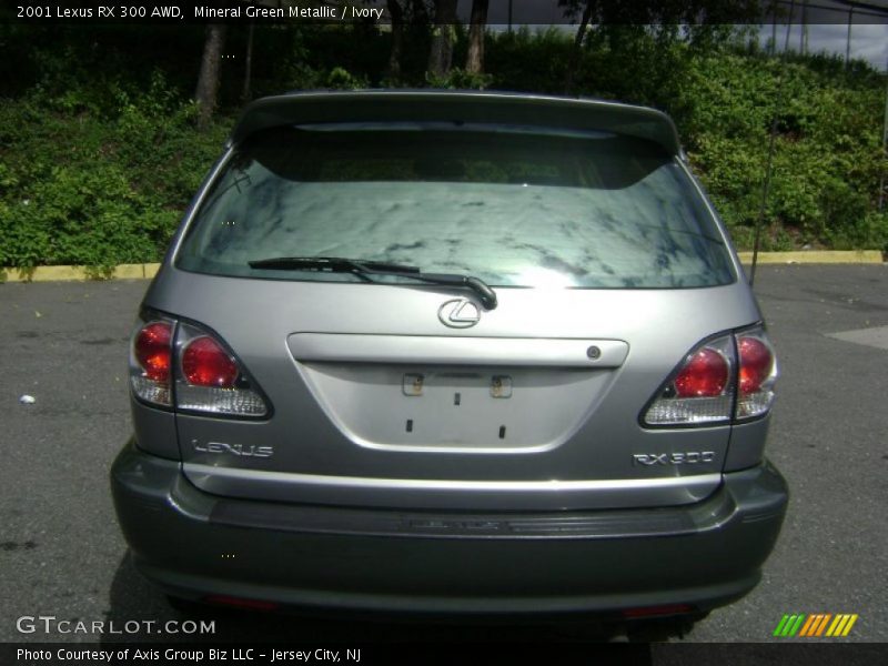 Mineral Green Metallic / Ivory 2001 Lexus RX 300 AWD