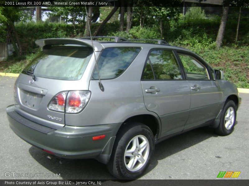 Mineral Green Metallic / Ivory 2001 Lexus RX 300 AWD