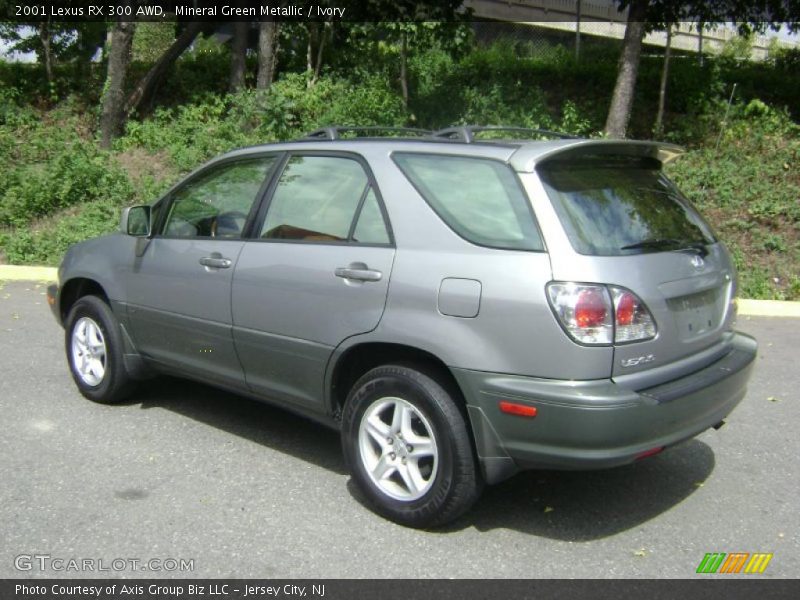 Mineral Green Metallic / Ivory 2001 Lexus RX 300 AWD