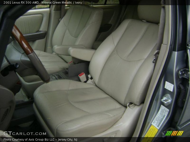 Mineral Green Metallic / Ivory 2001 Lexus RX 300 AWD