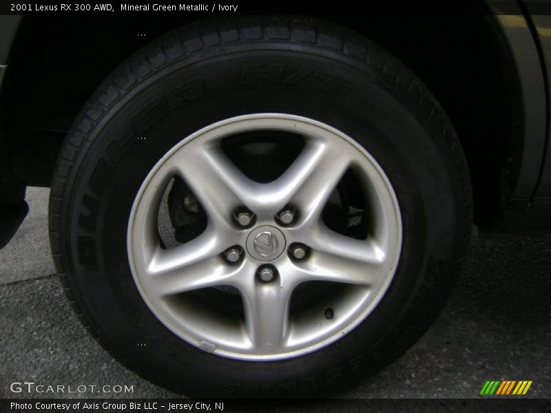 Mineral Green Metallic / Ivory 2001 Lexus RX 300 AWD