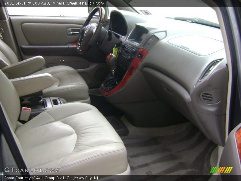 Mineral Green Metallic / Ivory 2001 Lexus RX 300 AWD