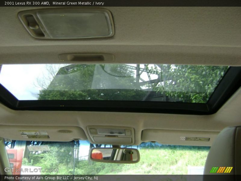 Mineral Green Metallic / Ivory 2001 Lexus RX 300 AWD