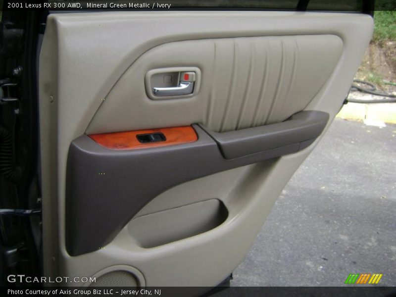 Mineral Green Metallic / Ivory 2001 Lexus RX 300 AWD