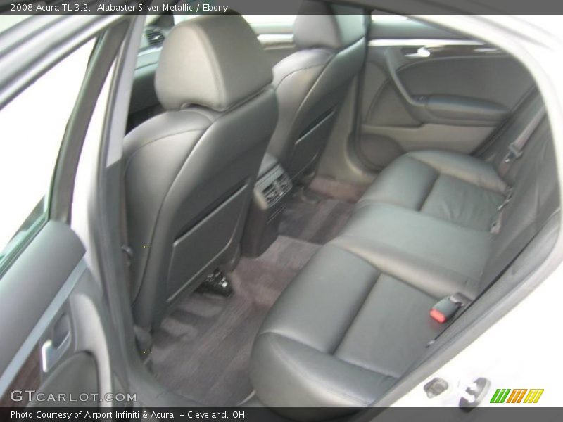 Alabaster Silver Metallic / Ebony 2008 Acura TL 3.2