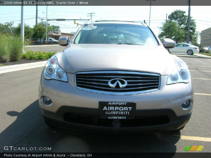 Scarlet Silver / Wheat 2008 Infiniti EX 35 Journey AWD