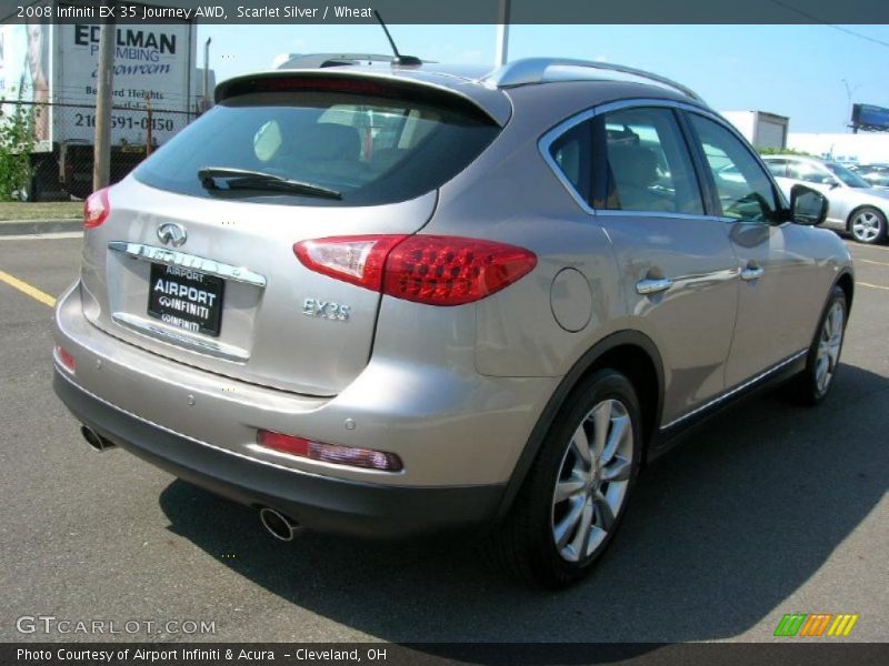Scarlet Silver / Wheat 2008 Infiniti EX 35 Journey AWD