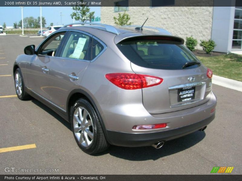 Scarlet Silver / Wheat 2008 Infiniti EX 35 Journey AWD