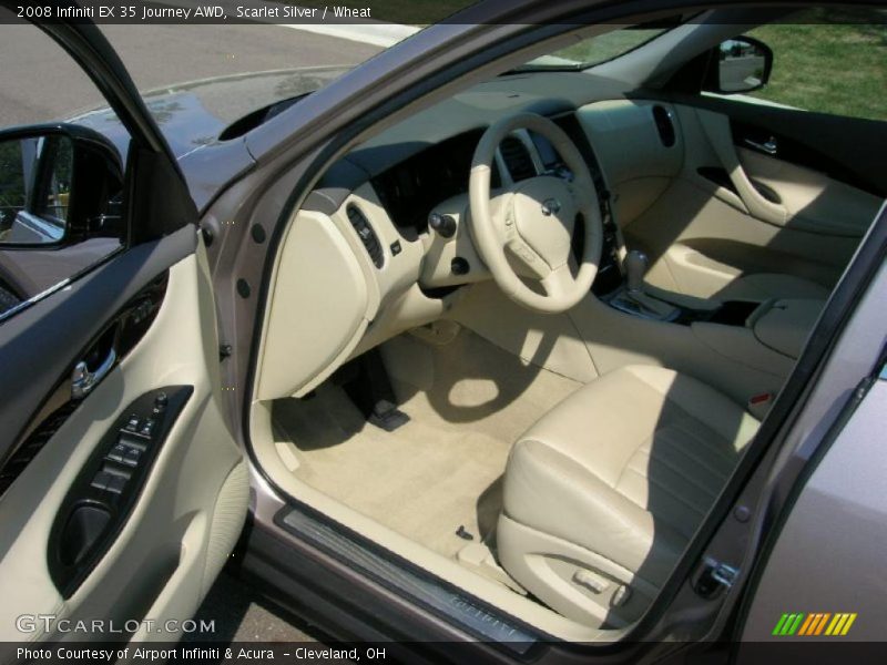 Scarlet Silver / Wheat 2008 Infiniti EX 35 Journey AWD