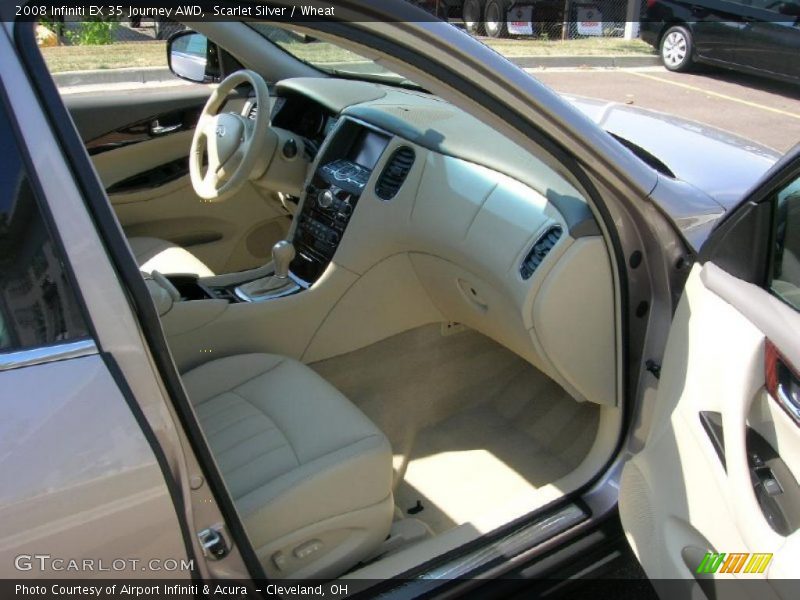 Scarlet Silver / Wheat 2008 Infiniti EX 35 Journey AWD