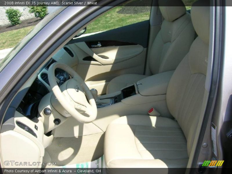 Scarlet Silver / Wheat 2008 Infiniti EX 35 Journey AWD