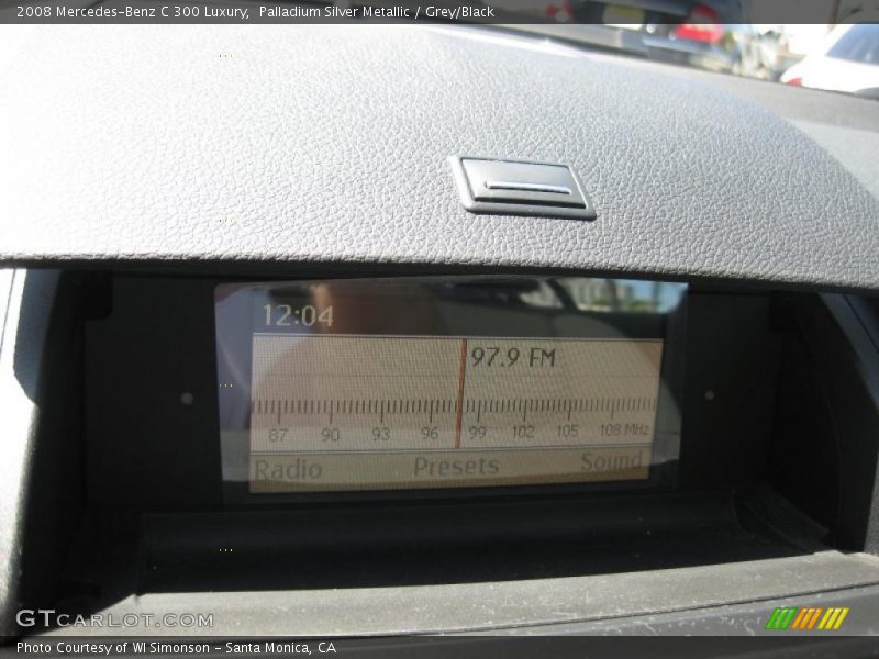 Palladium Silver Metallic / Grey/Black 2008 Mercedes-Benz C 300 Luxury