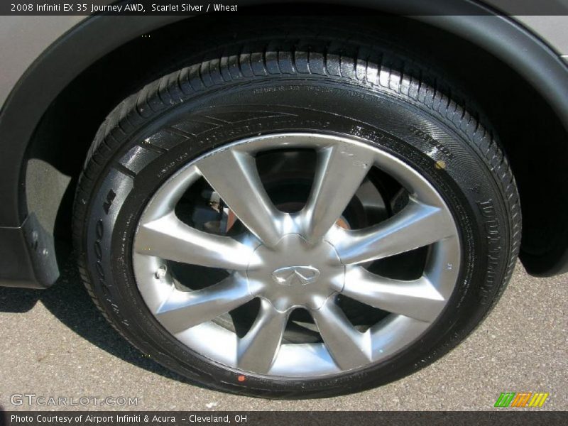 Scarlet Silver / Wheat 2008 Infiniti EX 35 Journey AWD