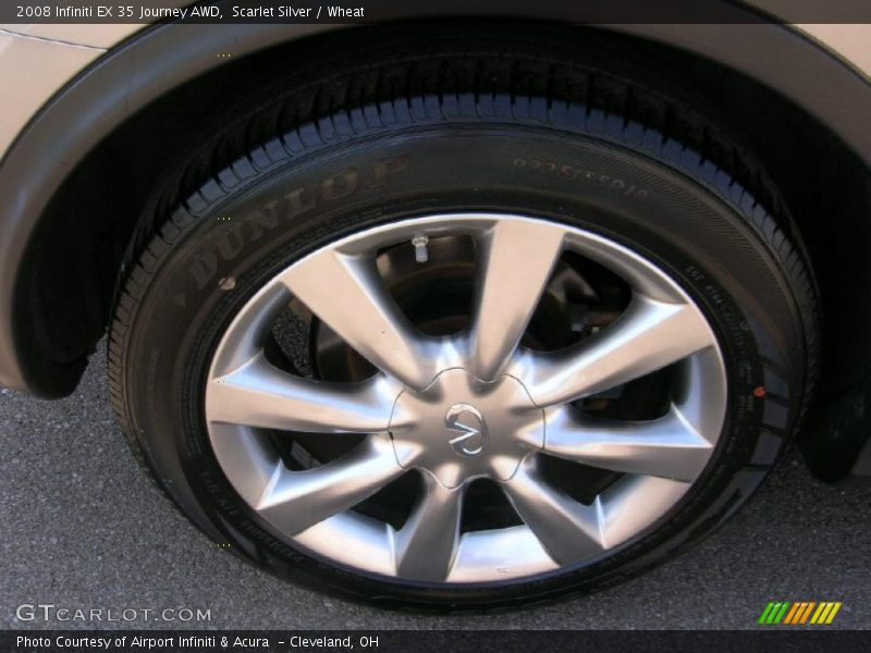 Scarlet Silver / Wheat 2008 Infiniti EX 35 Journey AWD