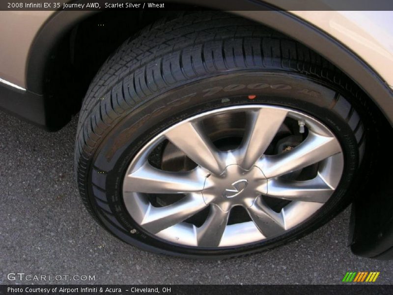 Scarlet Silver / Wheat 2008 Infiniti EX 35 Journey AWD