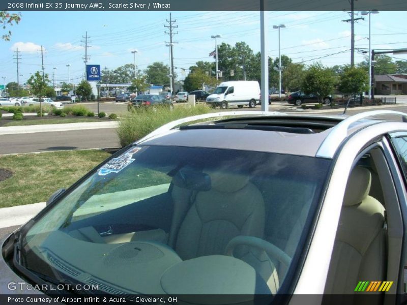 Scarlet Silver / Wheat 2008 Infiniti EX 35 Journey AWD