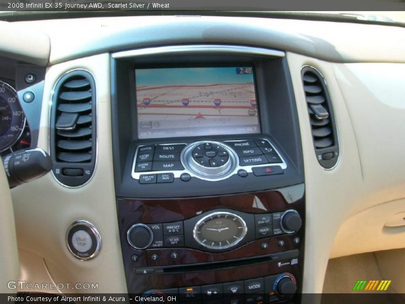Scarlet Silver / Wheat 2008 Infiniti EX 35 Journey AWD