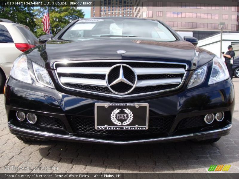 Black / Black 2010 Mercedes-Benz E 350 Coupe