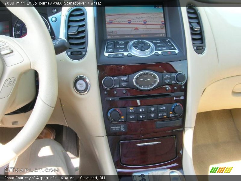 Scarlet Silver / Wheat 2008 Infiniti EX 35 Journey AWD