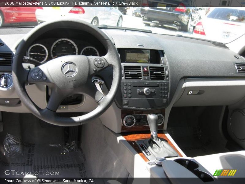 Palladium Silver Metallic / Grey/Black 2008 Mercedes-Benz C 300 Luxury