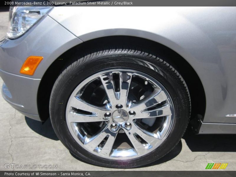 Palladium Silver Metallic / Grey/Black 2008 Mercedes-Benz C 300 Luxury
