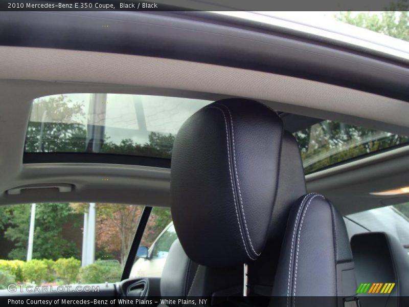 Black / Black 2010 Mercedes-Benz E 350 Coupe