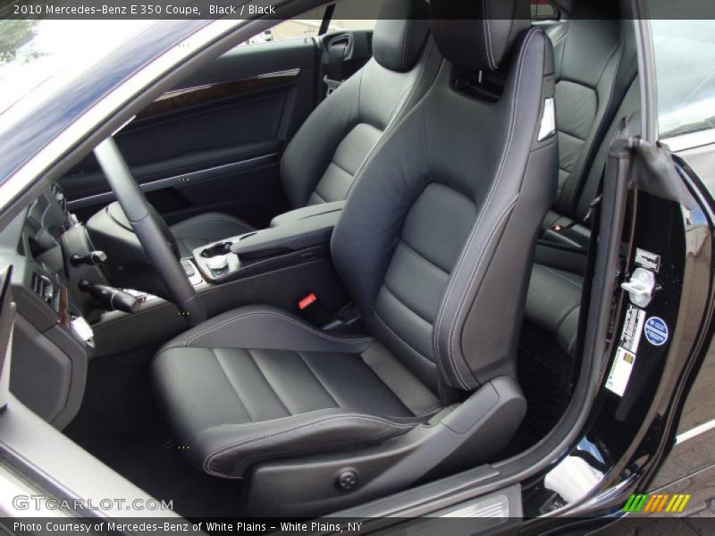 Black / Black 2010 Mercedes-Benz E 350 Coupe