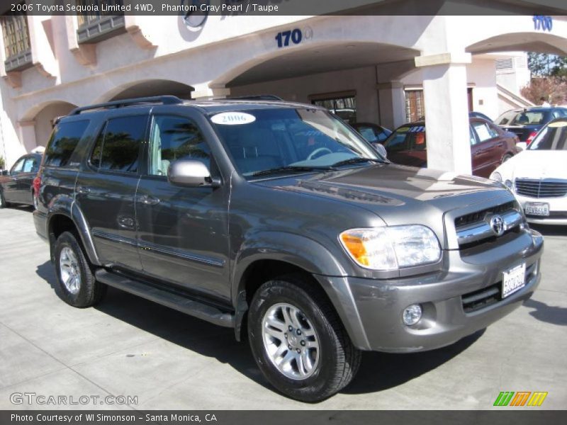 Phantom Gray Pearl / Taupe 2006 Toyota Sequoia Limited 4WD