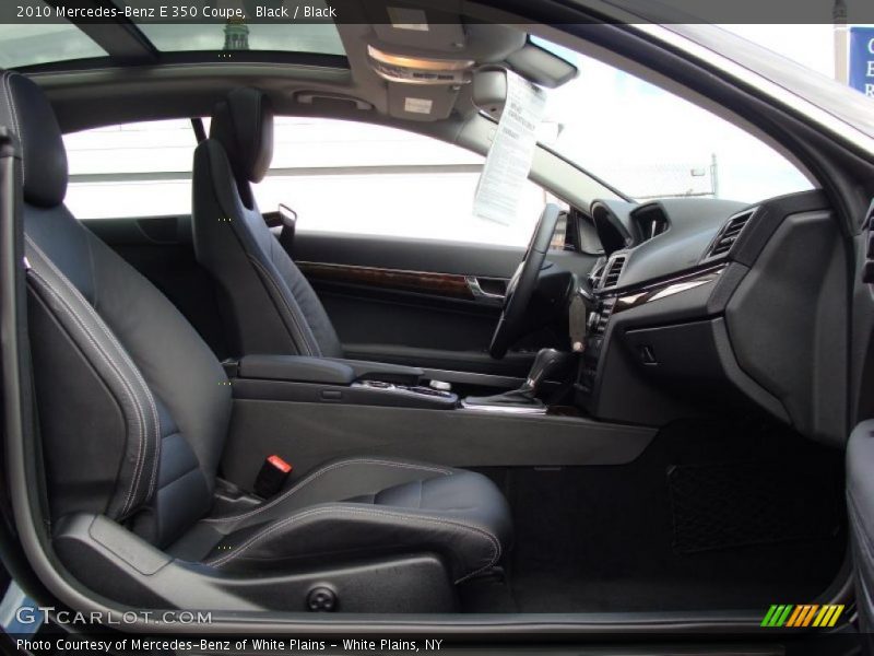 Black / Black 2010 Mercedes-Benz E 350 Coupe