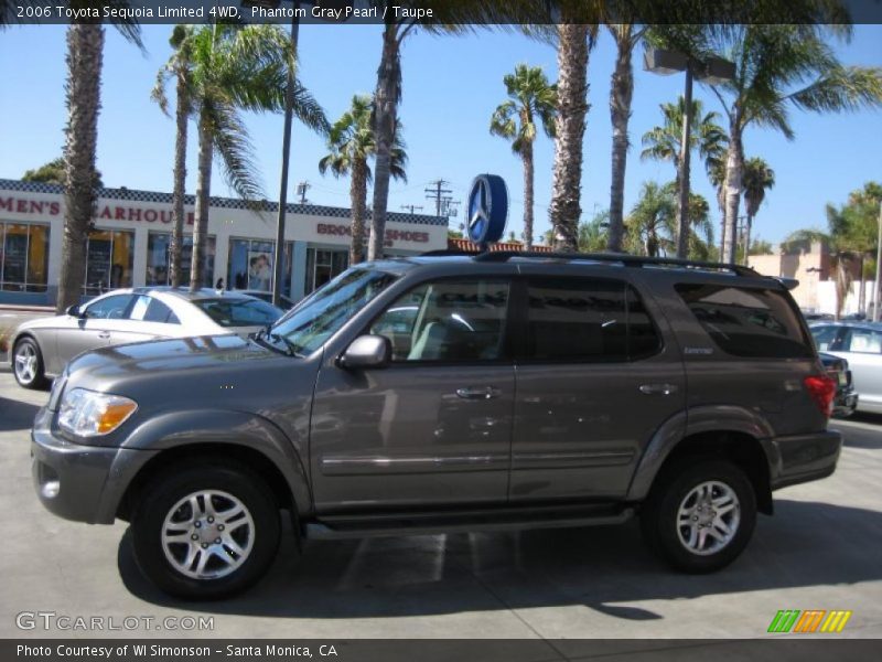 Phantom Gray Pearl / Taupe 2006 Toyota Sequoia Limited 4WD