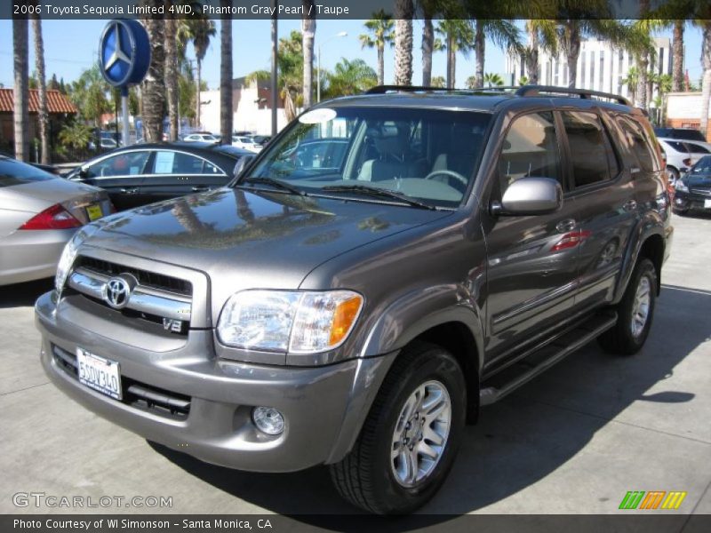 Phantom Gray Pearl / Taupe 2006 Toyota Sequoia Limited 4WD