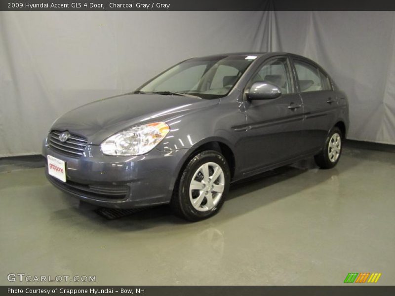 Charcoal Gray / Gray 2009 Hyundai Accent GLS 4 Door