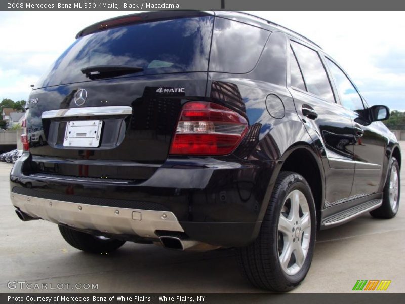 Black / Macadamia 2008 Mercedes-Benz ML 350 4Matic